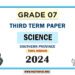 Southern Province 2024 Grade 07 Science 3rd Term Test Paper | Tamil Medium