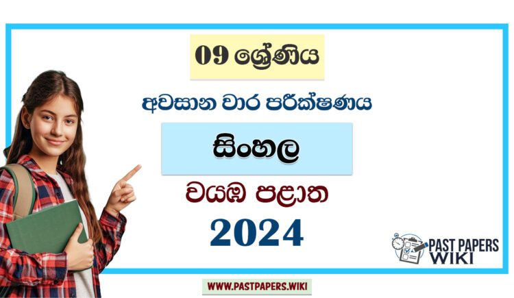 North Western Province 2024 Grade 09 Sinhala Language 3rd Term Test Paper