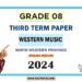 North Western Province 2024 Grade 08 Western Music 3rd Term Test Paper