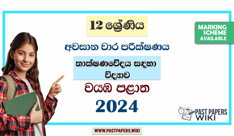 2024 Grade 12 Science For Technology(SFT) 3rd Term Test Paper | North Western Province