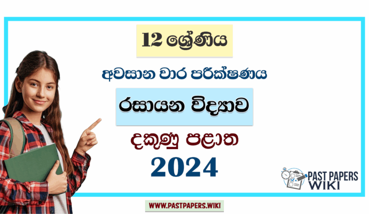 2024 Grade 12 Chemistry 3rd Term Test Paper | Southern Province