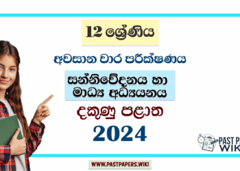 2024 Grade 12 Media 3rd Term Test Paper | Southern Province