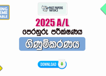 2025 A/L Accounting Model Paper