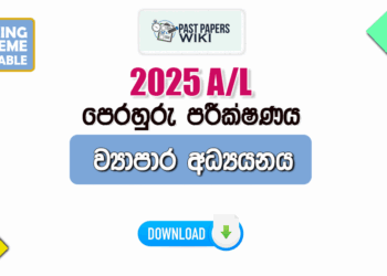 2025 A/L Business Studies Model Paper