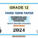 2024 Grade 12 ICT 3rd Term Test Paper (English Medium) | North Western Province