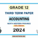 2024 Grade 12 Accounting 3rd Term Test Paper (Tamil Medium) | North Western Province