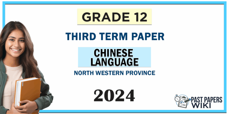 2024 Grade 12 Chinese Language 3rd Term Test Paper | North Western Province