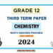 2024 Grade 12 Chemistry 3rd Term Test Paper (Tamil Medium) | North Western Province