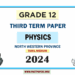 2024 Grade 12 Physics 3rd Term Test Paper(Tamil Medium) | North Western Province