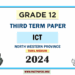 2024 Grade 12 ICT 3rd Term Test Paper (Tamil Medium) | North Western Province