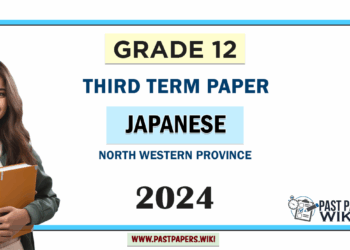 2024 Grade 12 Japanese 3rd Term Test Paper | North Western Province