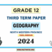2024 Grade 12 Geography 3rd Term Test Paper(Tamil Medium) | North Western Province