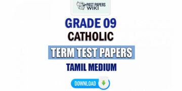 Tamil Medium Grade 09 Catholicism Term Test Papers