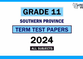 2024 Southern Province Grade 11 3rd Term Test Papers