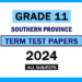 2024 Southern Province Grade 11 3rd Term Test Papers
