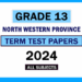 2024 North Western Province Grade 13 3rd Term Test Papers