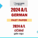 2024 A/L German Past Paper