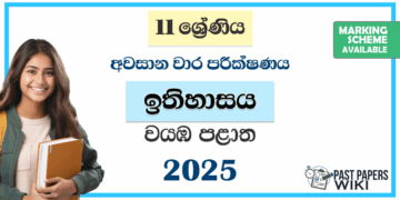 North Western Province 2024 Grade 11 History 3rd Term Test Paper