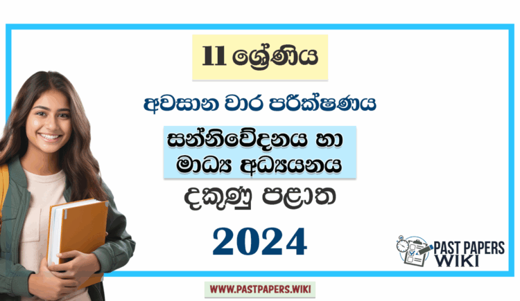 Southern Province 2024 Grade 11 Media 3rd Term Test Paper