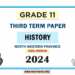 Tamil Medium 2024 Grade 11 History 3rd Term Test Paper North Western Province