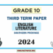 2024 Grade 10 English Literature 3rd Term Test Paper Southern Province
