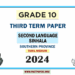Tamil Medium 2024 Grade 10 Second Language Sinhala 3rd Term Test Paper Southern Province