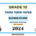 Tamil Medium 2024 Grade 10 Business Studies 3rd Term Test Paper Southern Province