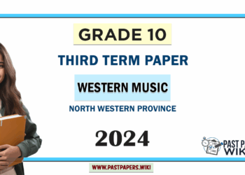 2024 Grade 10 Western Music 3rd Term Test Paper North Western Province