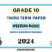 2024 Grade 10 Western Music 3rd Term Test Paper North Western Province