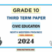 Tamil Medium 2024 Grade 10 Civic Education 3rd Term Test Paper North Western Province