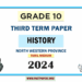 Tamil Medium 2024 Grade 10 History 3rd Term Test Paper North Western Province