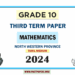 Tamil Medium 2024 Grade 10 Mathematics 3rd Term Test Paper North Western Province