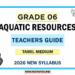 Grade 06 Aquatic Resources Teachers Guide (Tamil Medium) | 2026 New Syllabus