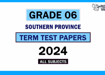 2024 Southern Province Grade 06 3rd Term Test Papers