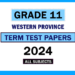 2024 Western Province Grade 11 3rd Term Test Papers