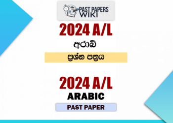 2024 A/L Arabic Past Paper