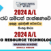 2024 A/L Bio Resource Technology Marking Scheme | Sinhala Medium
