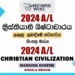 2024 A/L Christian Civilization Marking Scheme | Sinhala Medium