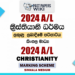 2024 A/L Christianity Marking Scheme | Sinhala Medium