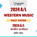 2024 A/L Western Music Past Paper