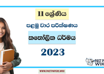 2023 Grade 11 Catholic 1st Term Test Paper