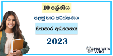 2023 Grade 10 Business Studies 1st Term Test Paper