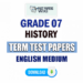 English Medium Grade 07 History Term Test Papers