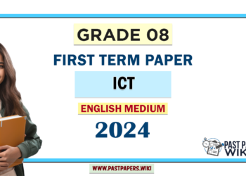 English Medium 2024 Grade 08 ICT 1st Term Test Paper