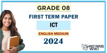 English Medium 2024 Grade 08 ICT 1st Term Test Paper