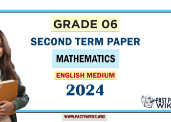 English Medium 2024 Grade 06 Mathematics 2nd Term Test Paper