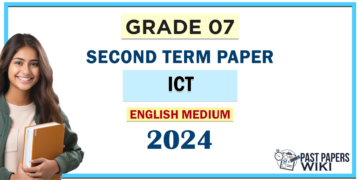 English Medium 2024 Grade 07 ICT 2nd Term Test Paper | De Mazenod College