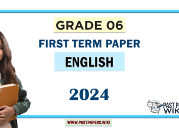 2024 Grade 06 English 1st Term Test Paper