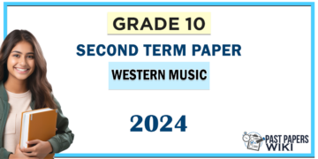 2024 Grade 10 Western Music 2nd Term Test Paper