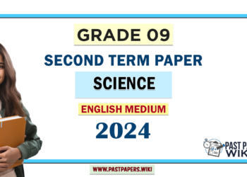 English Medium 2024 Grade 09 Science 2nd Term Test Paper